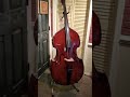 OLD European upright bass restored