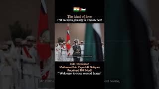 “UAE President Ne Khud Kiya PM Modi Ka Welcome 🇮🇳🔥” #internationalpolitics #uae #modi #foreign