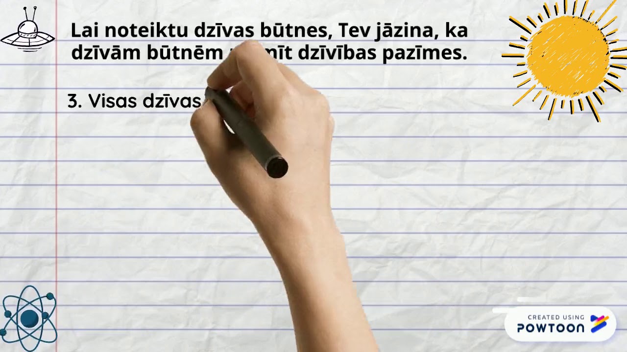 Dabaszinības | Dzīvības pazīmes