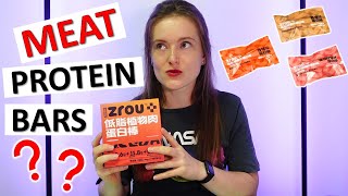&quot;Meat&quot; Protein Bars Review | Zrou