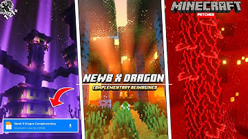 TOP 1 BEST SHADERS FOR MINECRAFT PE 1.21+ | NEWB X DRAGON COMPLEMENTARY SHADERS MCPE PATCH 1.21.113