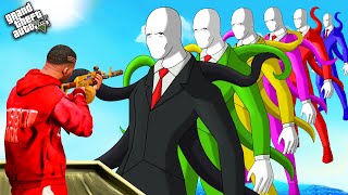 SHINCHAN Opening LUCKY SLENDERMAN In GTA 5 (New)