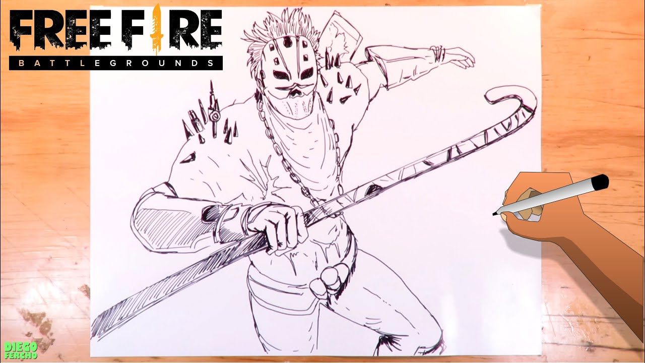 Cómo dibujar un personaje de FreeFire portada en 2021 - thptnganamst.edu.vn
