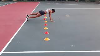Cone stacking plank walks