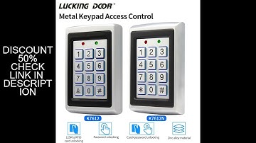 Metal Keypad Reader LED Backlight RFID 125khz for Access Control System Proximity Card Standalone 10