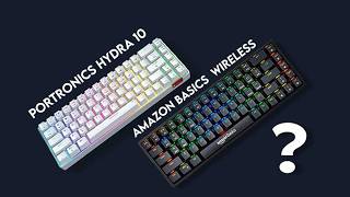 The BEST Wireless Keyboard Revealed! Amazon Basics Pro Series Vs Portronics Hydra10