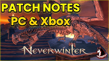 NEW Patch: Xbox DISCONNECT Resolved! Keybboard Ignore & Zen Market Fixes - Neverwinter Northside