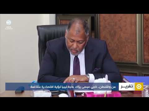 من واشنطن ناجي عيسى يؤكد حاجة ليبيا لرؤية اقتصادية متناغمة