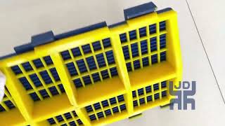Dual-durometer polyurethane screen panels.Engineered for longer life. 