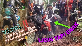 Geger & viral‼️HADIRNYA CEWEK LUMPUR✌️lawan build up di tanjakan berhadiah,trabas dadakan