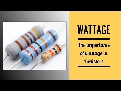 Resistor Wattage Size Chart