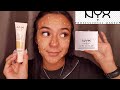 NYX BARE WITH ME TINTED SKIN VEIL & JELLY PRIMER REVIEW