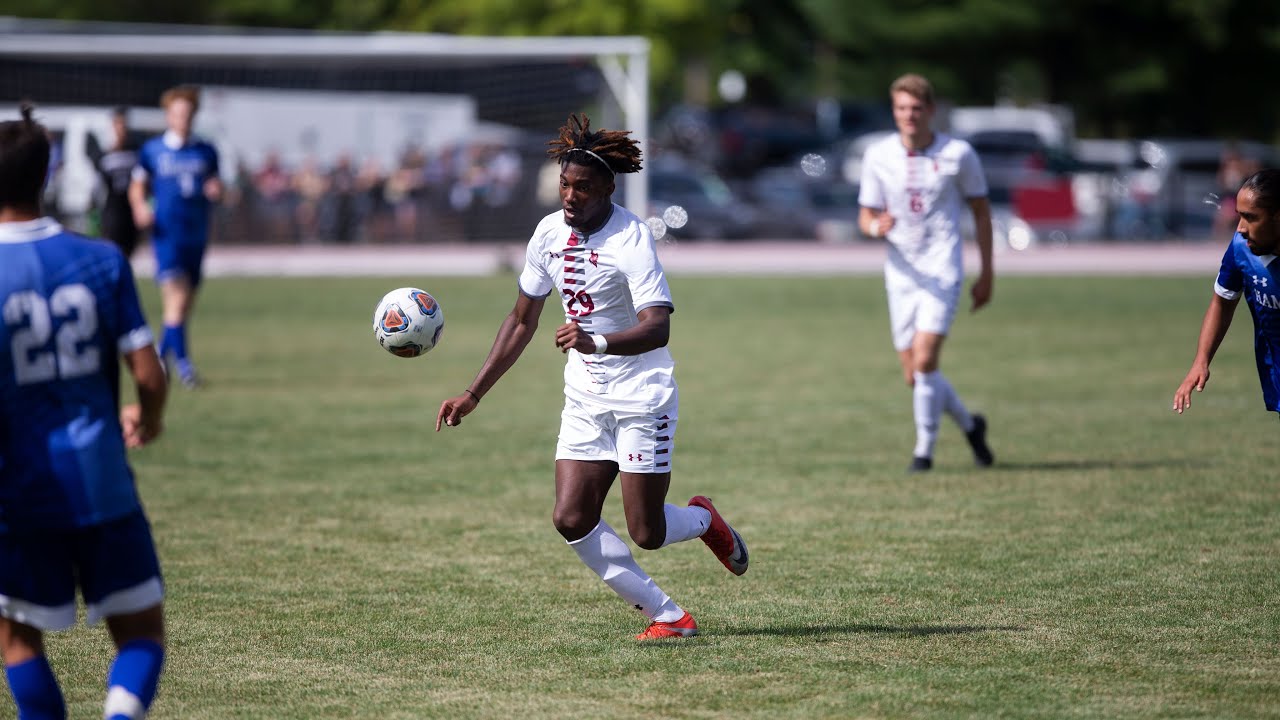 2021 Bates men's soccer vs. University of New England highlights