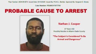Deputies searching for "armed and dangerous" man following shooting of Miami-Dade County employee