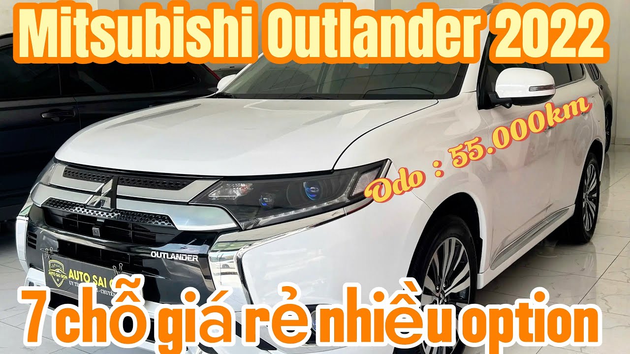Mitsubishi Outlander 2022 model 2023 lăn bánh 55.000km | 7 chỗ nhiều option giá quá rẻ #outlander 