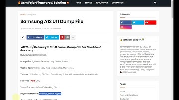 A127f U11 Binary SB Dump File Dead Boot Recover