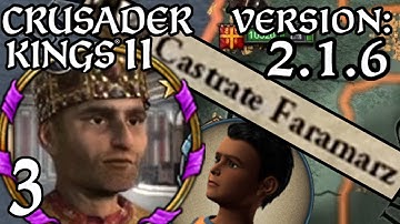 CK2: Journey Through Time (Updating Game On Death) #3 - Castrating Tiny Children