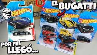 El nuevo Bugatti Chiron Negro | Hot Wheels Caja / Case D del 2020