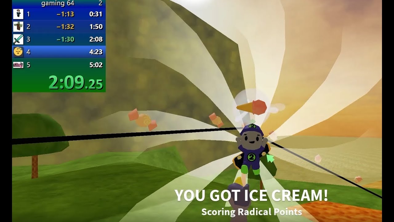 Roblox Robot 64 Speedrun (5 ice creams) YouTube