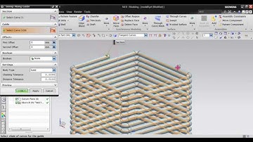 Unigraphics NX Modeling Concept Design Tutorial (Rectangular Spring) - in NX 9.0)