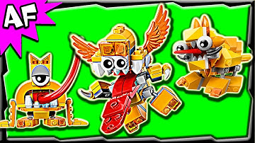 Lego Mixels LIXERS Series 5 Spugg, Turg, Tungster Stop Motion Build Review 41542 41543 41544