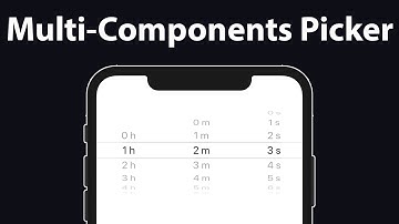 SwiftUI: Multi Components Picker