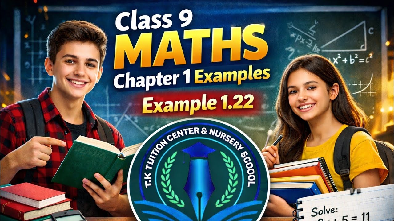9th std maths Chapter 1, Example sum 1.22 - YouTube