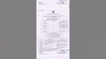 ||CU EXAM DATE 2022||