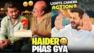 Director sab angry on Haider😱Mega Project py Haider ka phla shoot😍