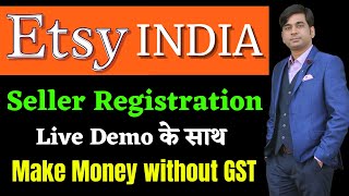 How to Sell on Etsy from India | Live Demo of Seller Registration on Etsy | Sell Globally with Etsy