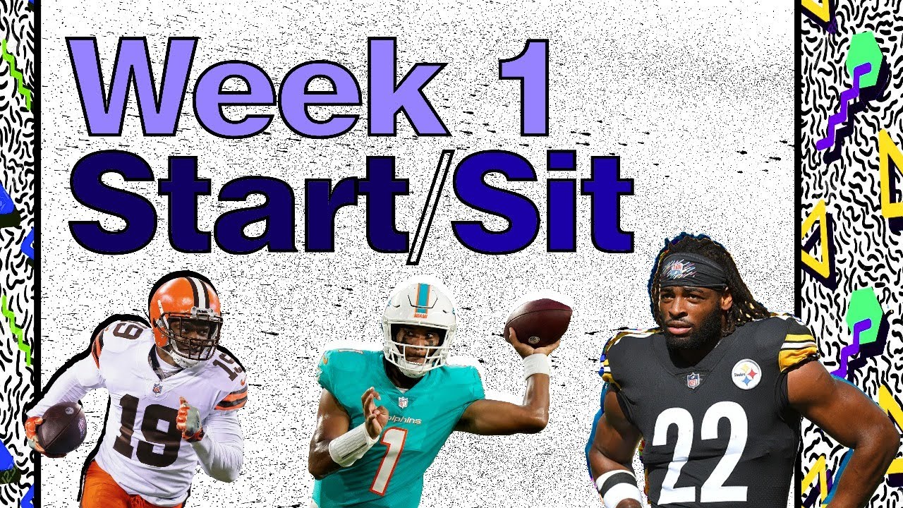WEEK 1 START/SIT YouTube