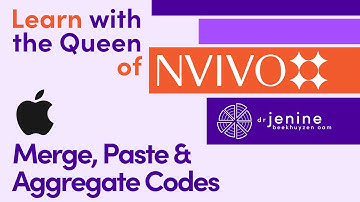 NVivo on Mac - Merge, Paste & Aggregate Codes