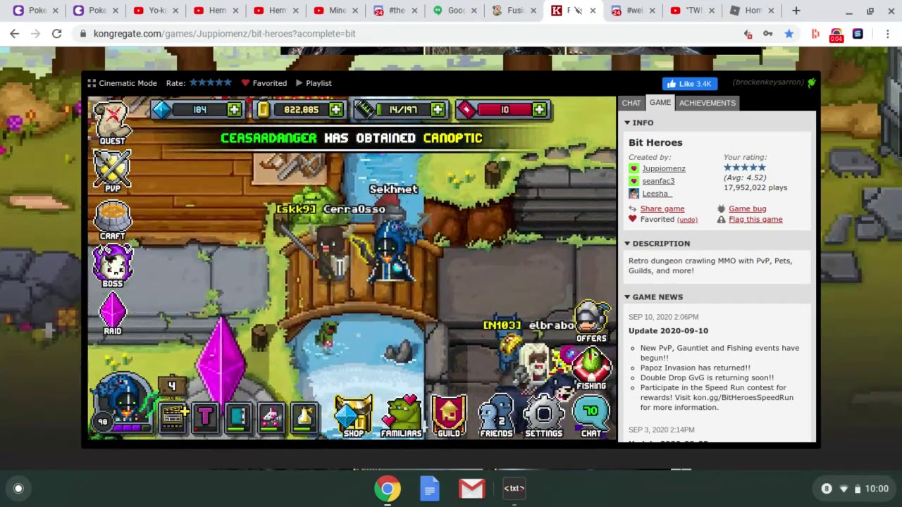 Bit Heroes im so hyper - YouTube