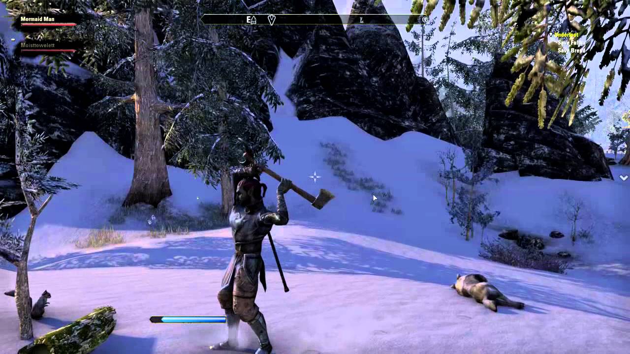 Elder Scrolls Online Beta Sorcerer Gameplay COOP (Ebonheart Pact