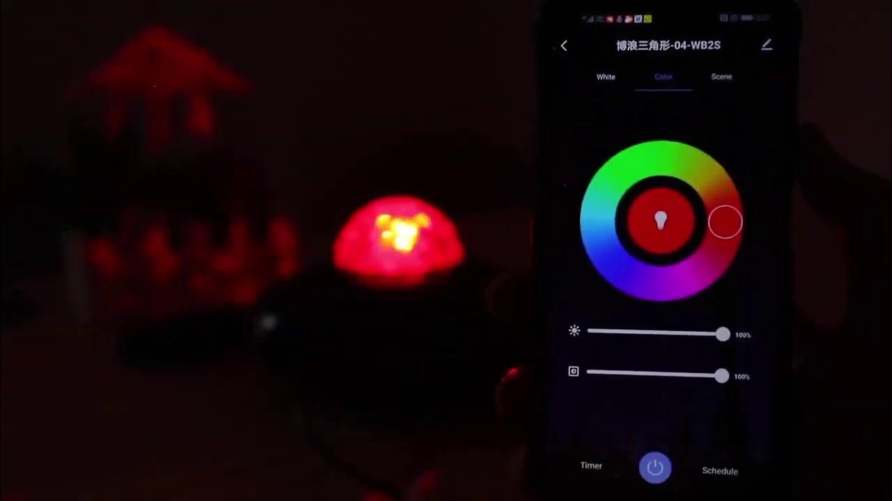 Kapebow Star Projector, Galaxy Star Night Light Projector Working with  Smart App