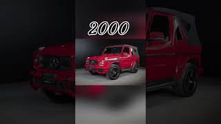 Evolution of Mercedes G wagon(1979to2022)#shorts