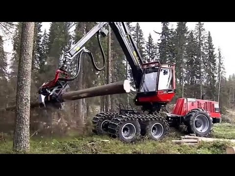 Máy Cắt Cây Hiện Đại - |New Tree Cutting Machine|Cỗ Máy Cắt Cây Hiện Đại Nhất Thế Giới||công nghệ||lâm trường.