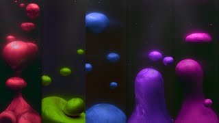 Metallic Wax Lava Lamp Meditation Ambience