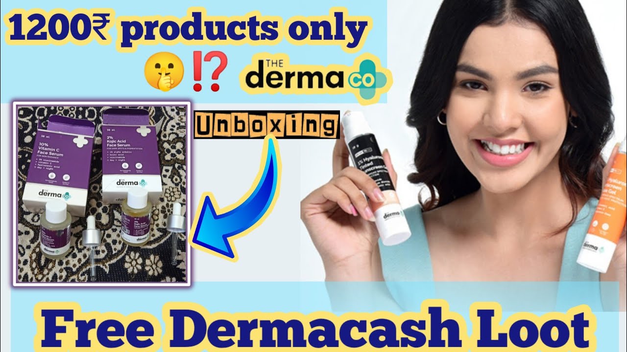 🥳🥳The Derma co Products Loot Free Derma Cash New Hidden Coupon