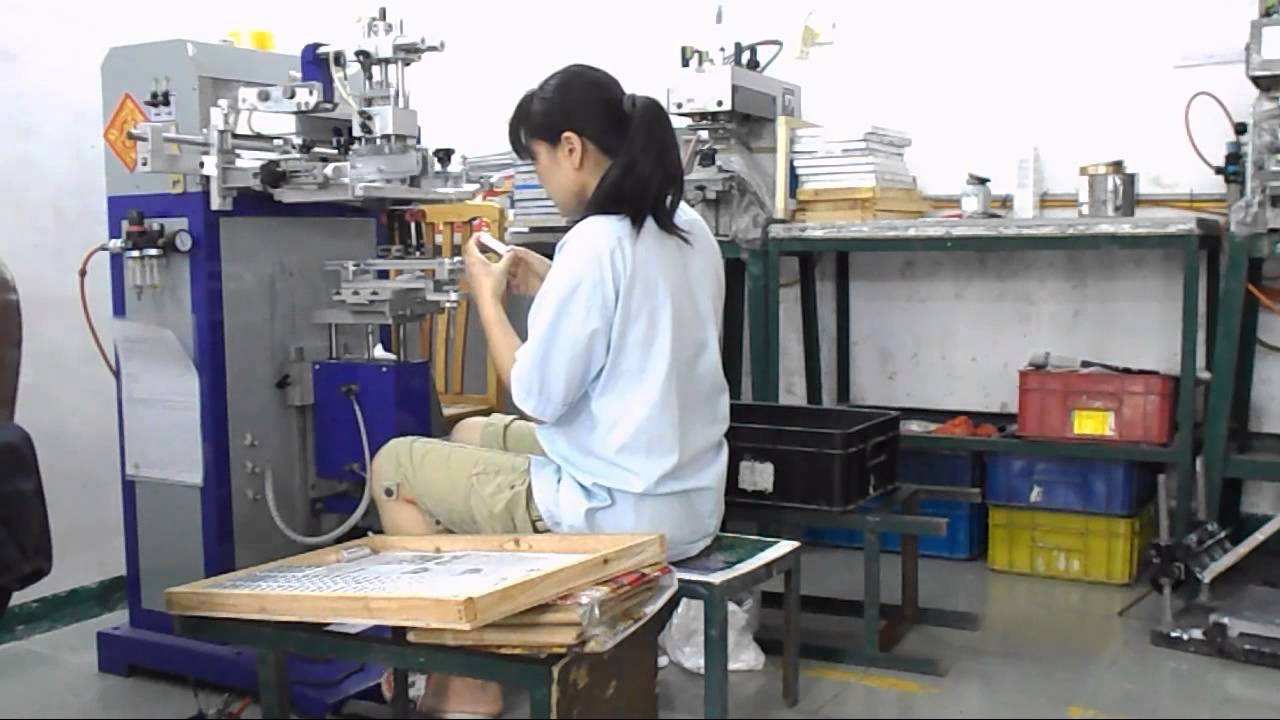 Silk screen printing QCS Asia aluminium anodized factory YouTube
