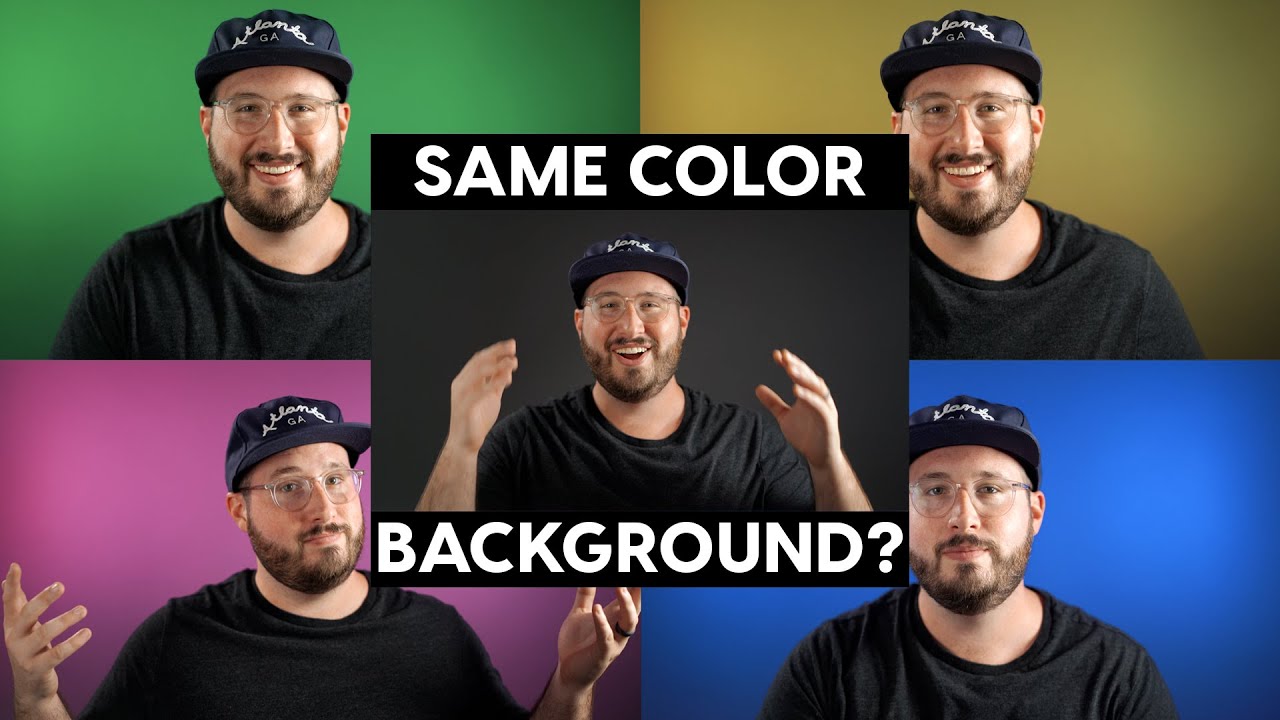 Best Studio Background for Youtube Videos (One Backdrop, Unlimited Colors)  - YouTube