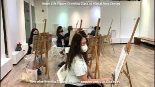 Best Nude Life Drawing Class in Singapore - Visual Arts Centre Nude Life Drawing Workshop