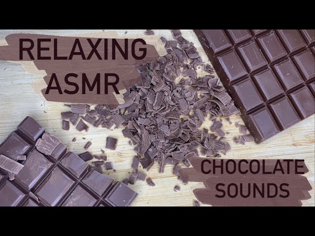 ASMR For Sleep and Relaxation | Chocolate Carving, Tapping, Breaking (No talking) | АСМР Шоколад