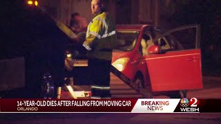 14-year-old who fell from moving car in Orange County dies, FHP says