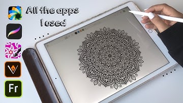My fav apps to draw mandala and zentangle artworks