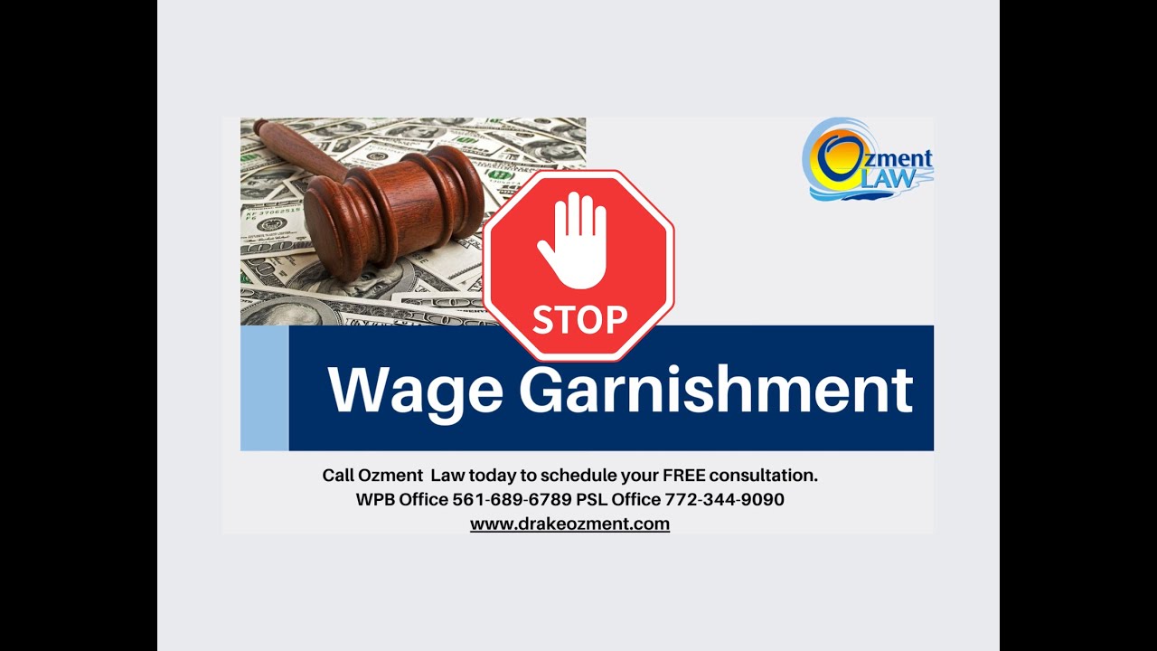 Wage Garnishment Ozment Law PA YouTube