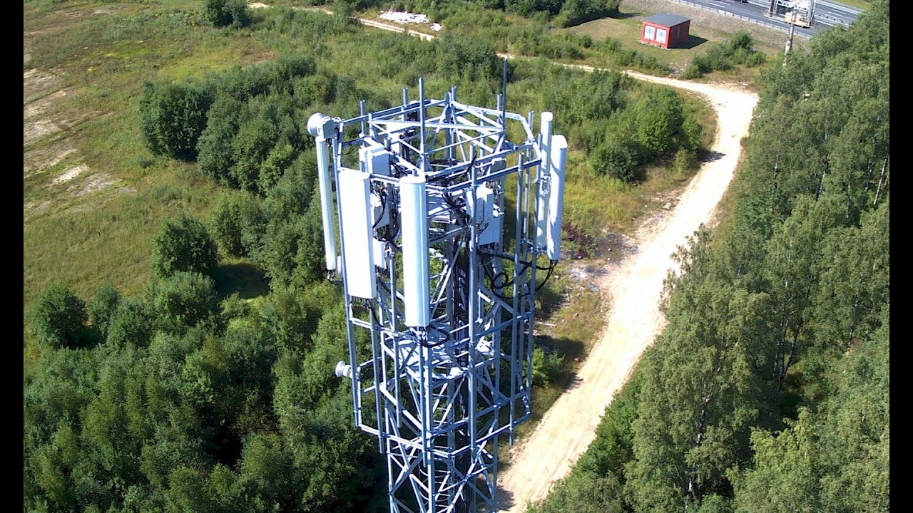 Подлетел близко к вышке сотовой связи - YouTube