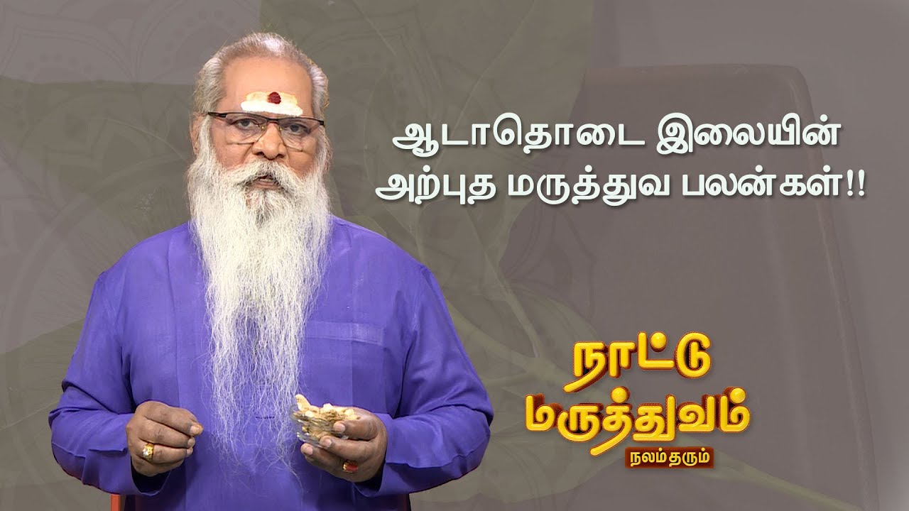ஆடாதொடை இலையின் அற்புத மருத்துவ பலன்கள்!! | Naattu Maruthuvam | Sun Life