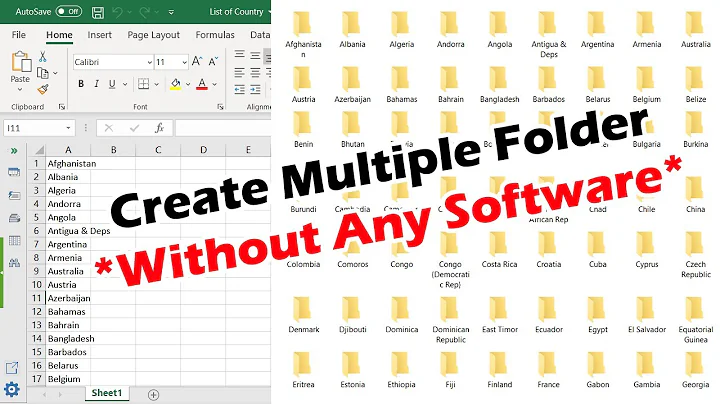 Create Multiple Folders At Once Using Batch File