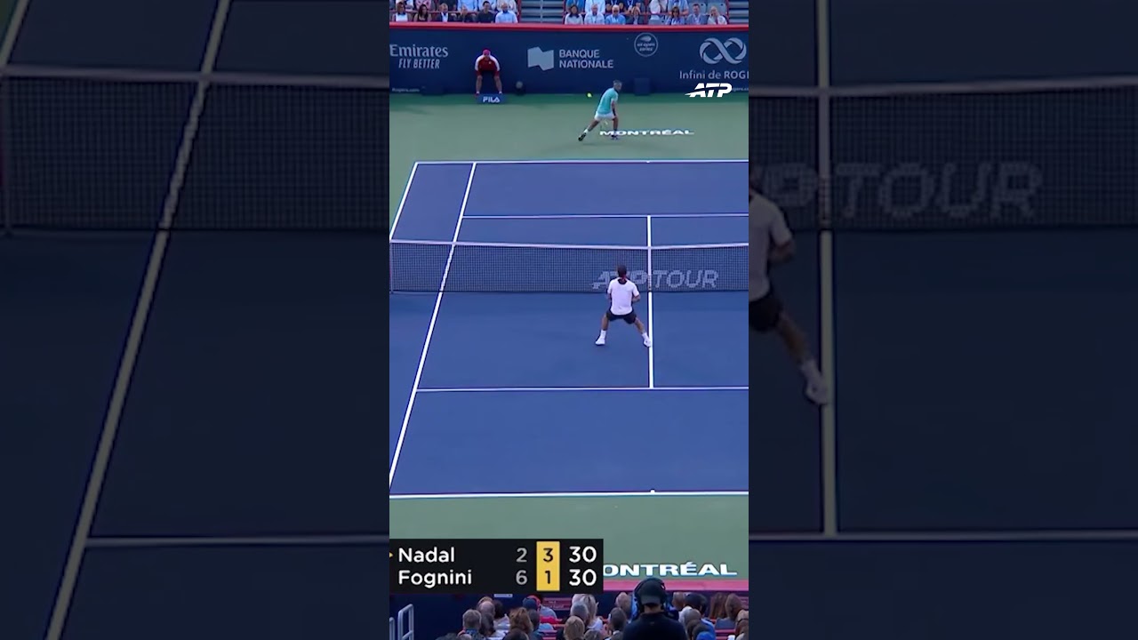 When Fognini & Nadal produced *THIS* in Montreal 🤯